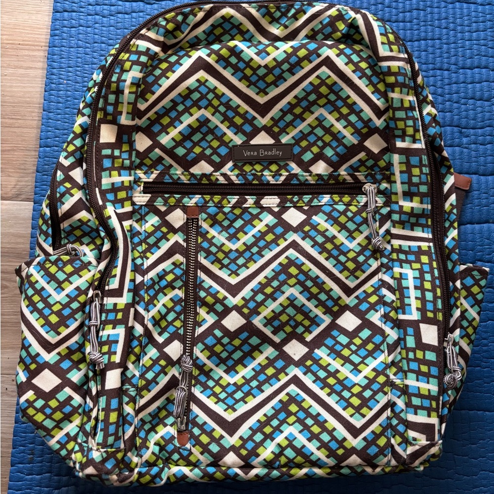Vera Bradley Multicolor Geometric Backpack